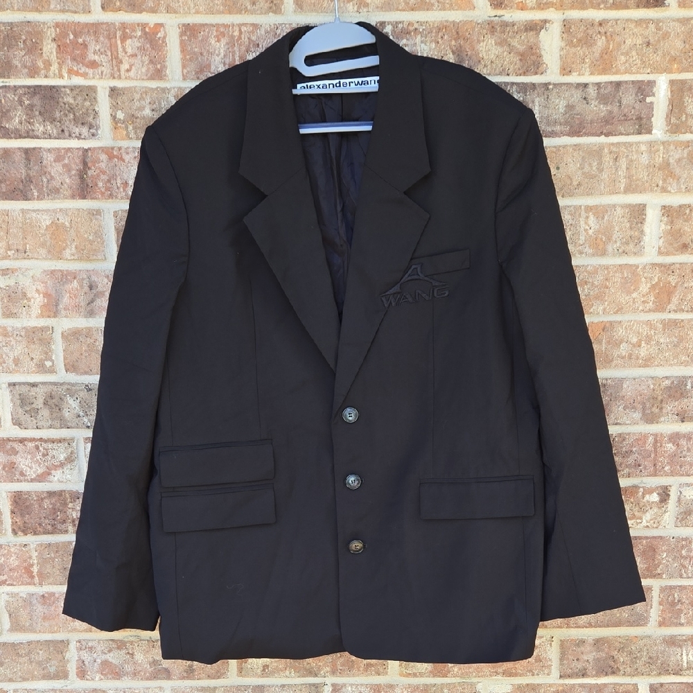 Alexander Wang Single-Breasted Jacket Size Xl - image 3